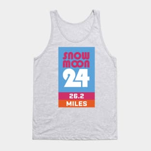 Snow Moon 24 26.2 Miles Marathon Tank Top